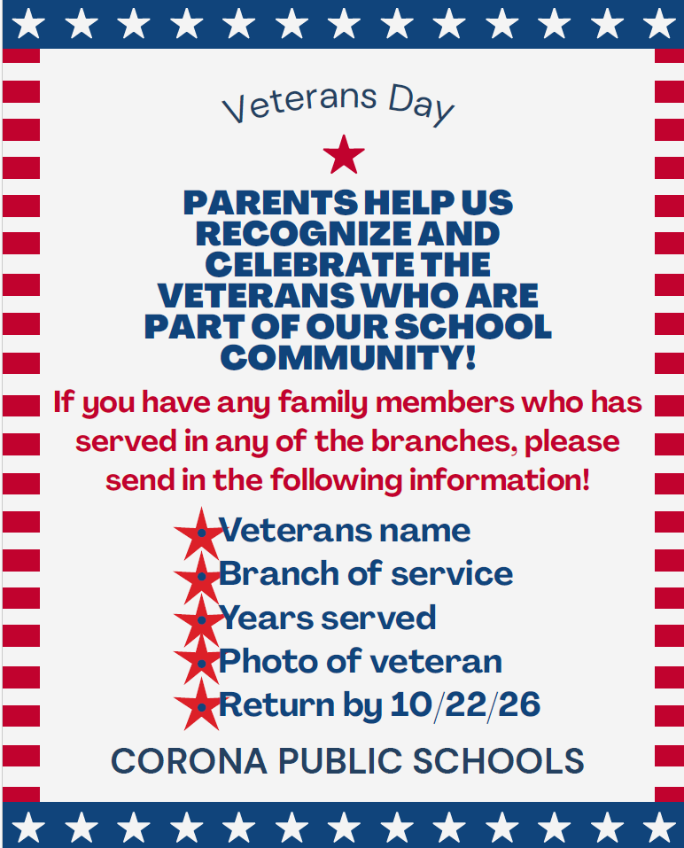 Veteran Info Flyer