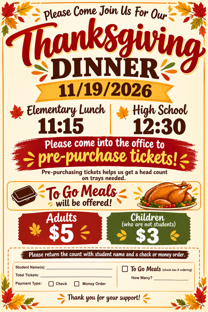 Thanksgiving Dinner Flyer