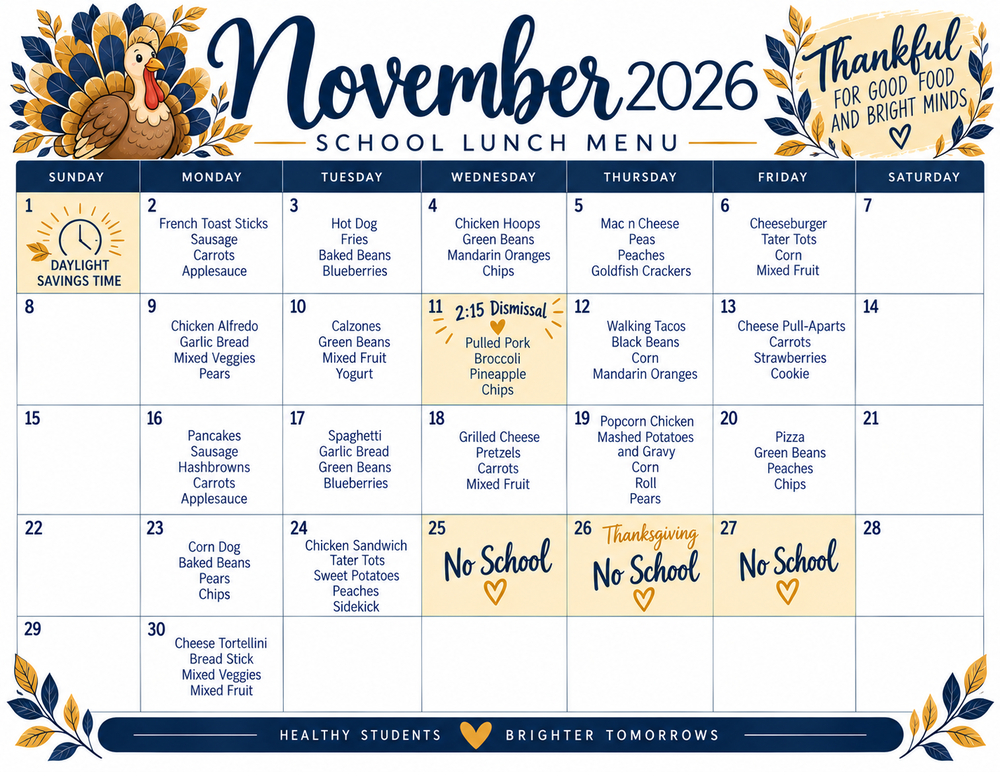 lunch menu