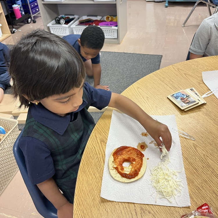 P is for pizza week in PreK 3!