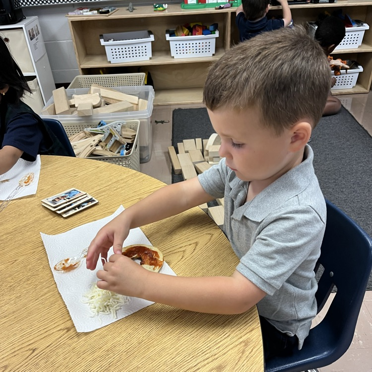 P is for pizza week in PreK 3!