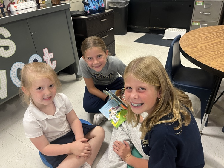 Reading with buddies 
