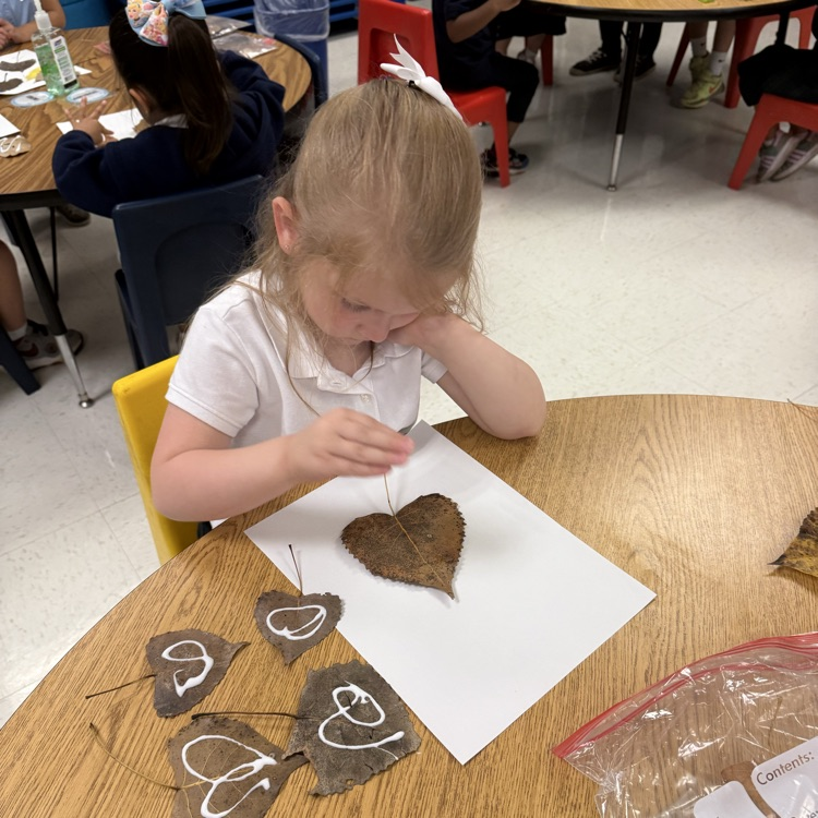 making leaf man pictures