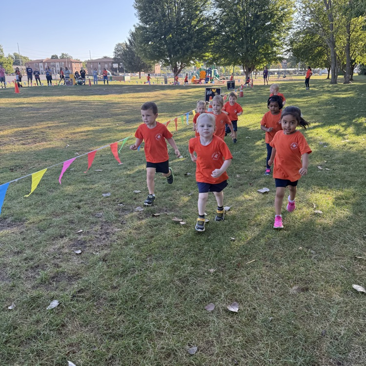 pre k had a blast at track a thon 