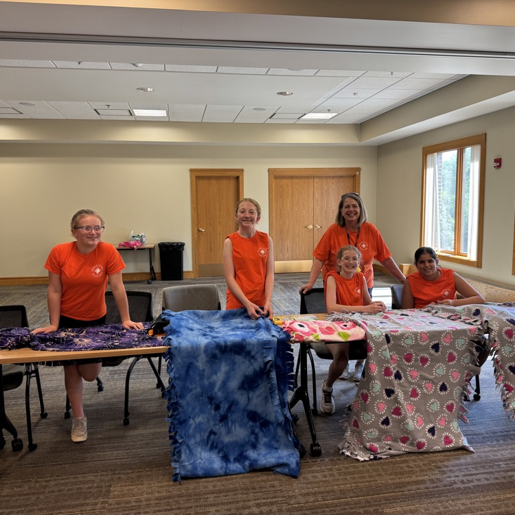 Tying blankets to keep patients warm