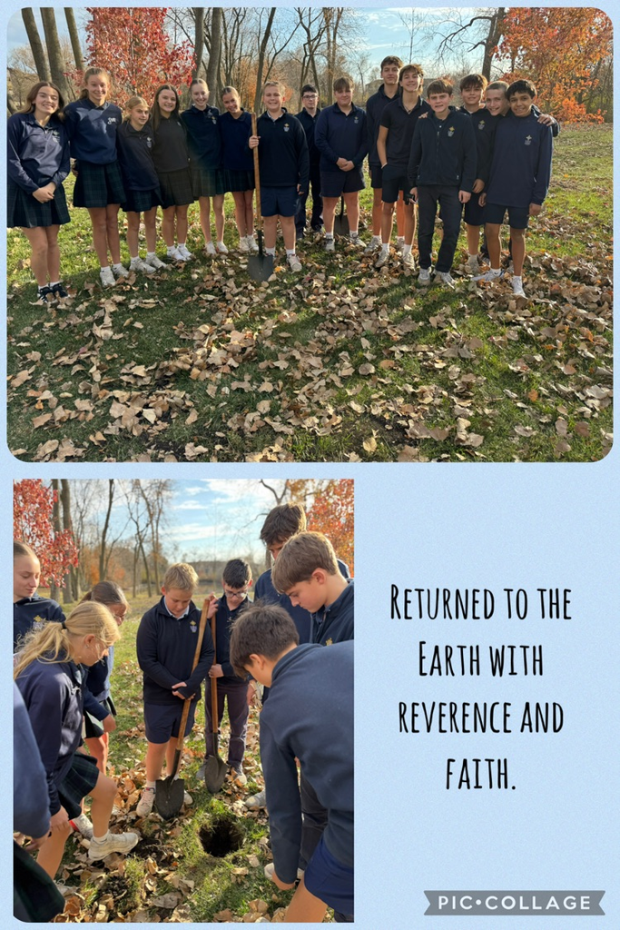 “Returned to the Earth with reverence and faith."