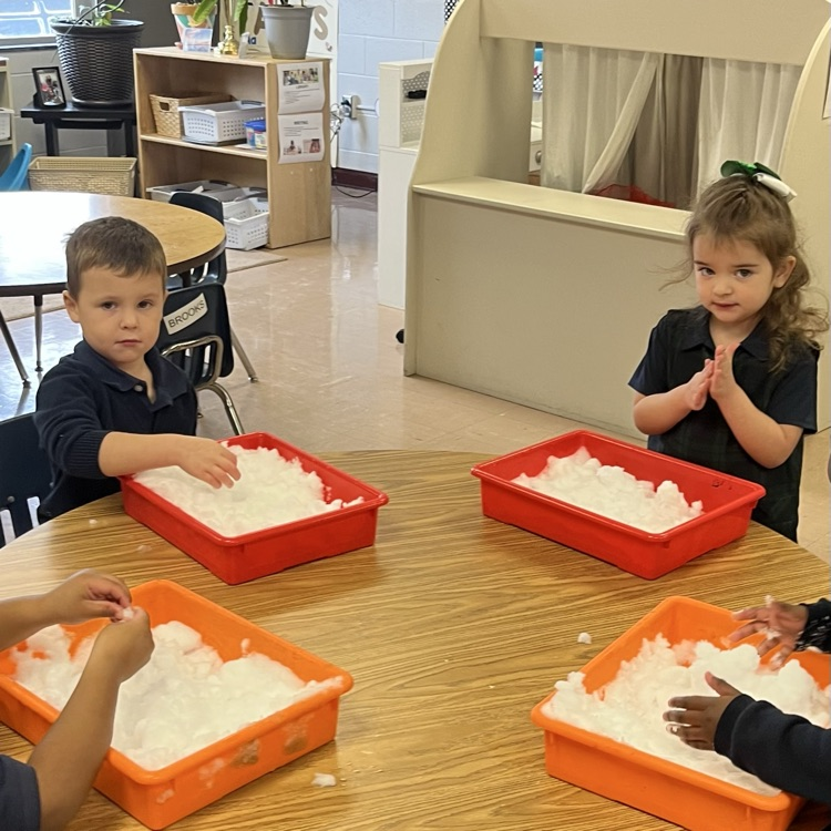 What do you do when the temperature says you can’t go outside?  Bring the snow inside!