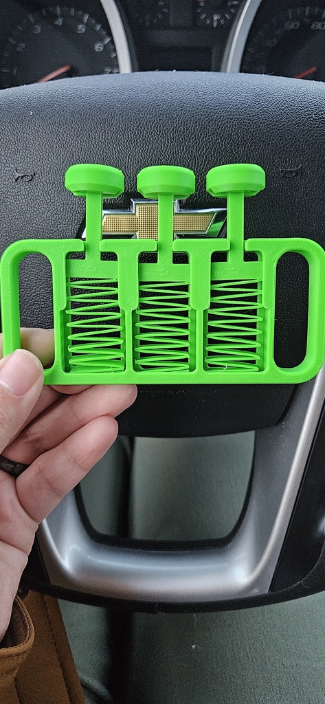 Fidget toy that can work as a teaching tool for valved brass instruments.