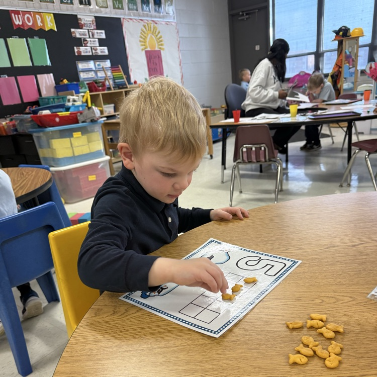 counting and eating fish like a polar animal