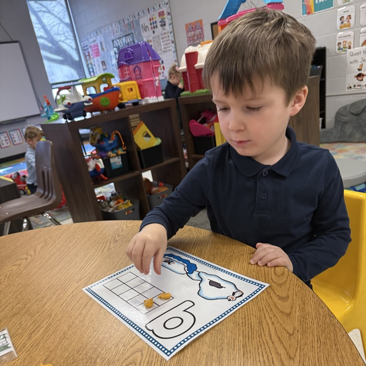 counting and eating fish like a polar animal