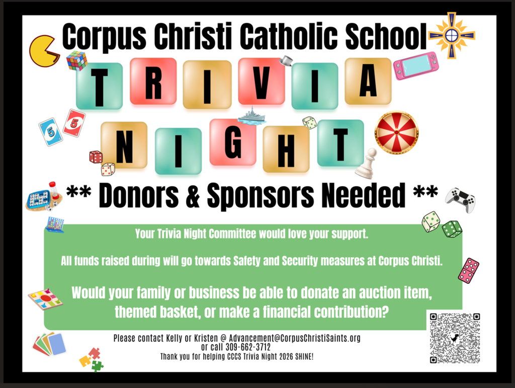 Trivia Night Sponsors Needed