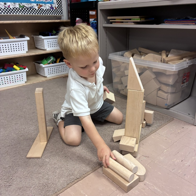 The blocks interest center is a favorite !