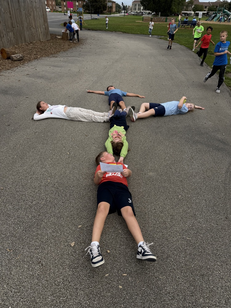 Make a human cross  