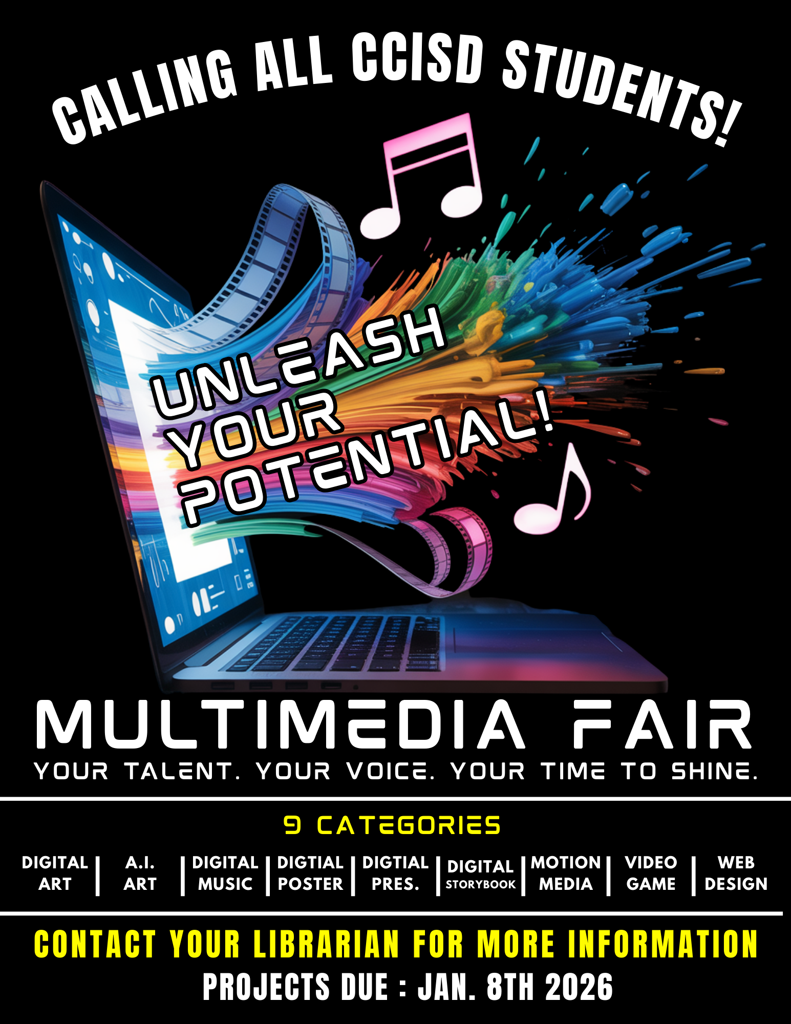 Multimedia Fair 2025-2026 Unleash Your Potential | Zachary Kolda