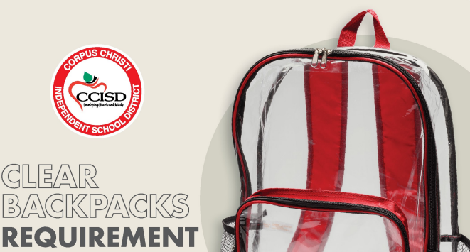 Clear backpacks requirement 