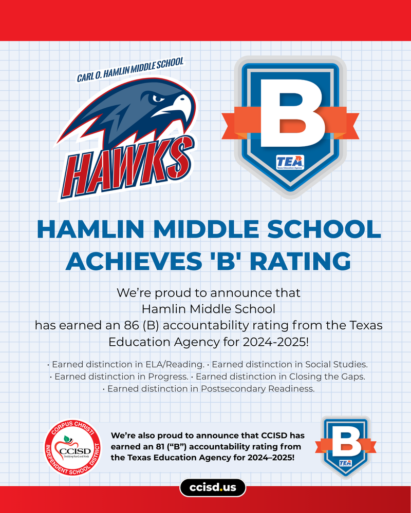 Hamlin MS "B" Rating