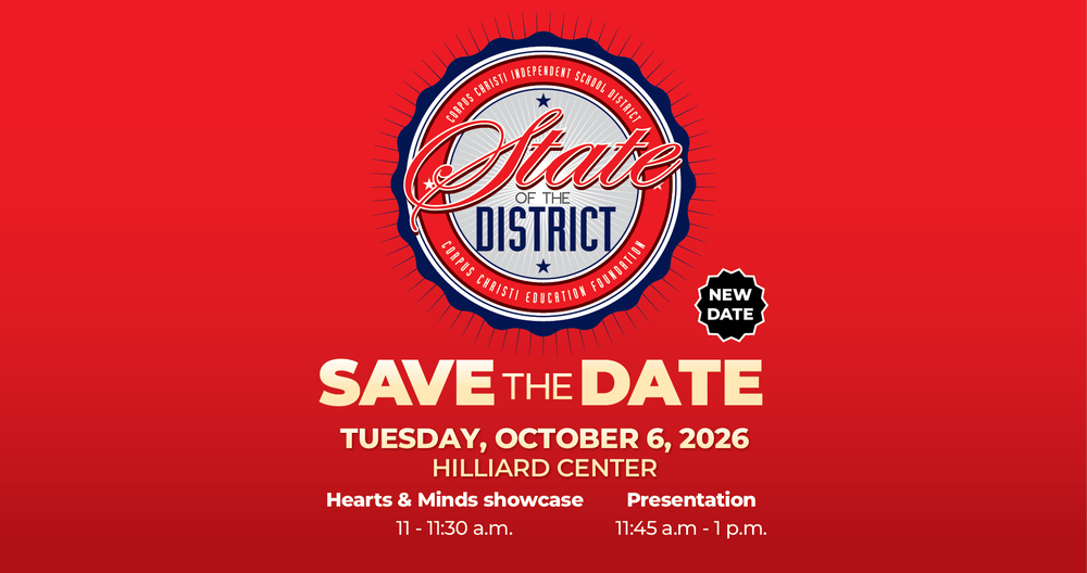 Save the date state of the district tuesday, october 6, 2026