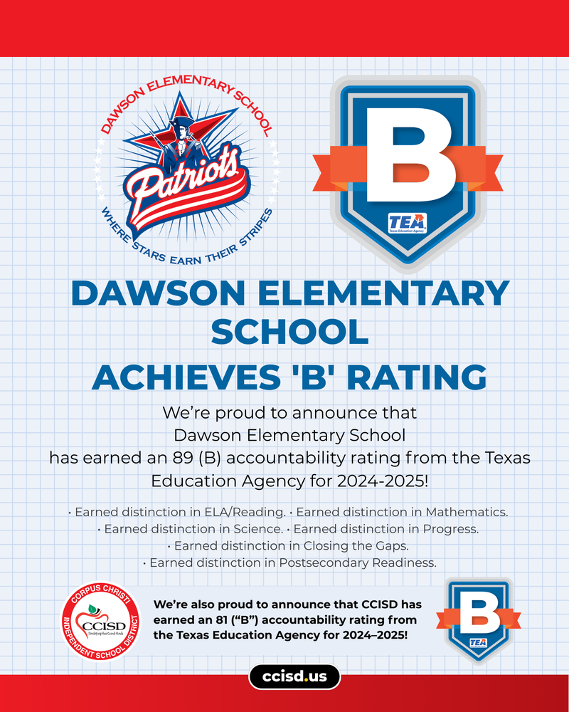 Dawson ES "B" Rating