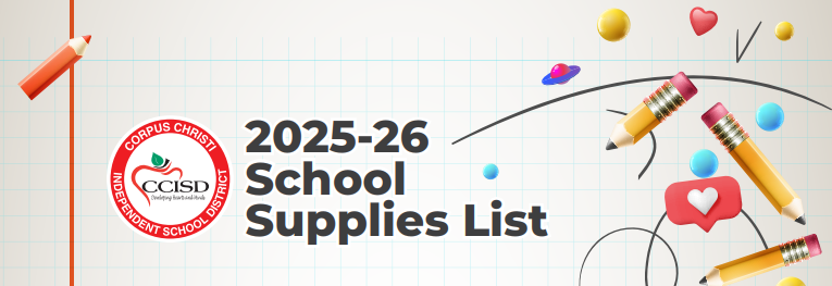 2025-26 School Supplies List
