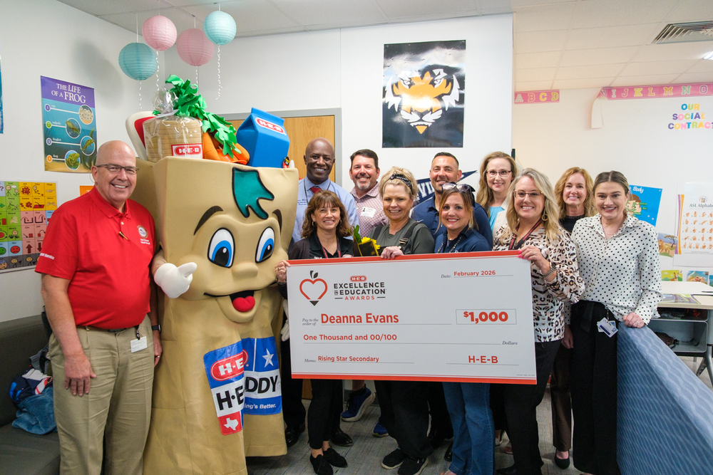 Deanna Evans, special education teacher at Carroll High School, named finalist in the H-E-B Excellence in Education Awards