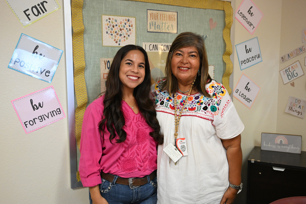 Ella Barnes ES counselors pose for a photo
