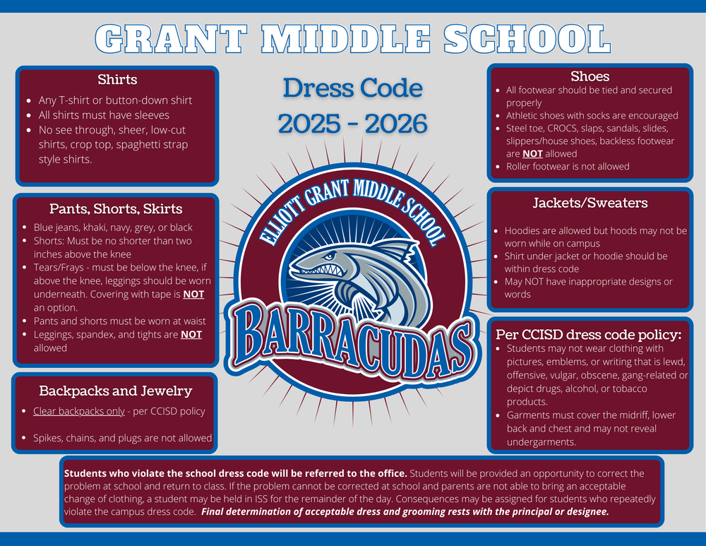 25-26 Grant Dress Code