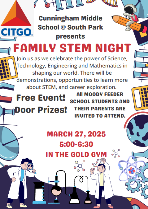 Family STEM Poster - free event
