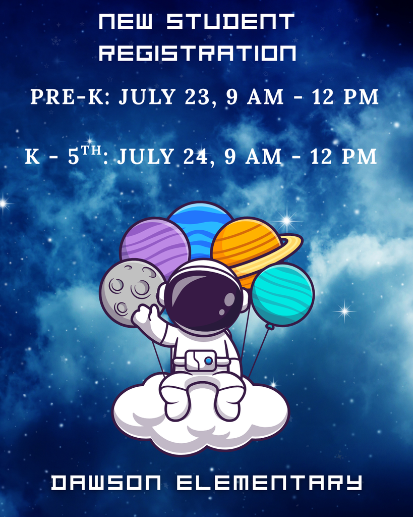 New Student Registration is coming up!