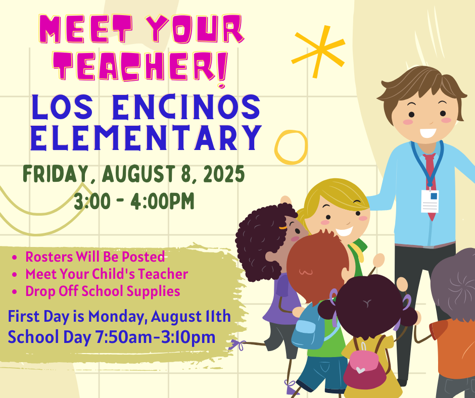 Meet the Teacher - Friday, August 8, 202