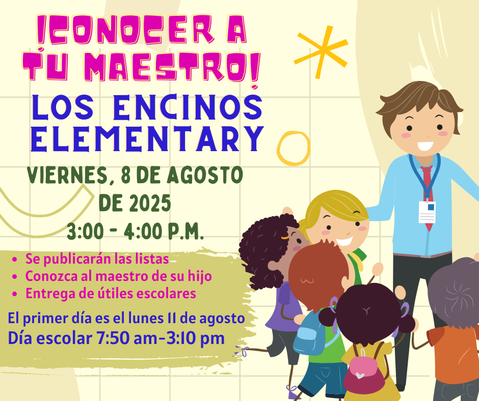 Meet the Teacher - Friday, August 8