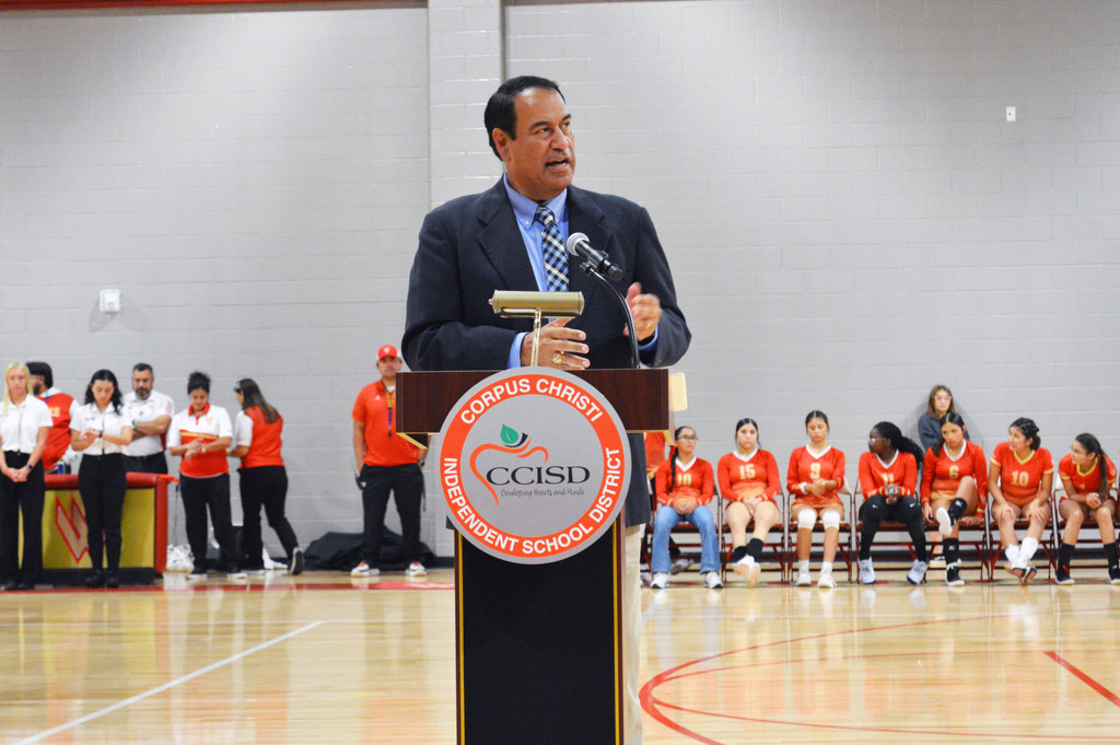 Adkins MS Gym Ribbon Cutting