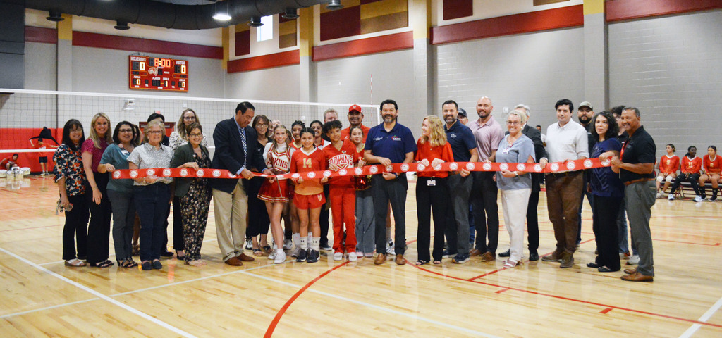Adkins MS Gym Ribbon Cutting (1)
