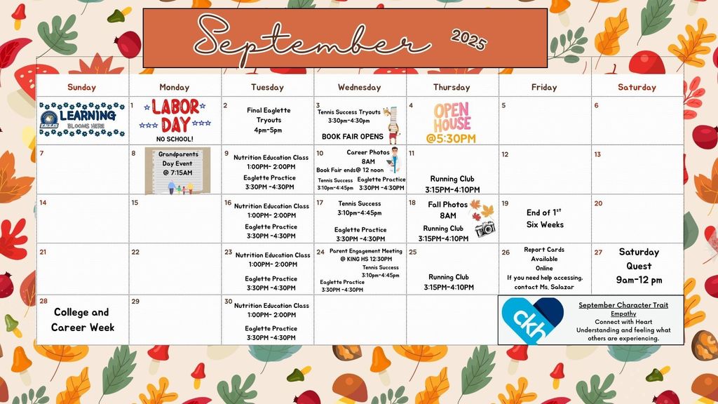 September Calendar