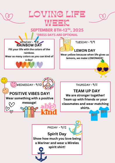 Loving Life Week Flyer