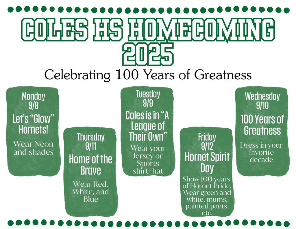 Homecoming Spirit Week 