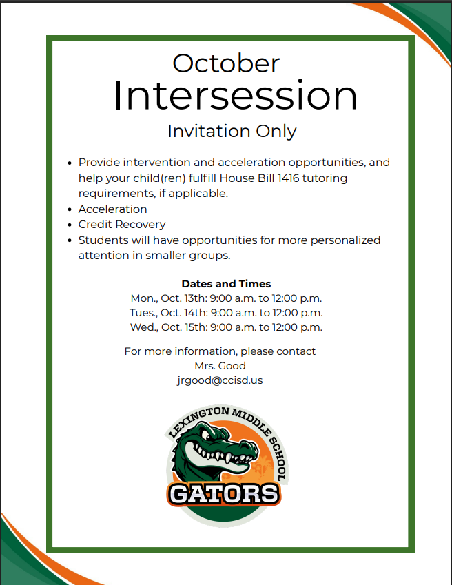 Oct Intersession