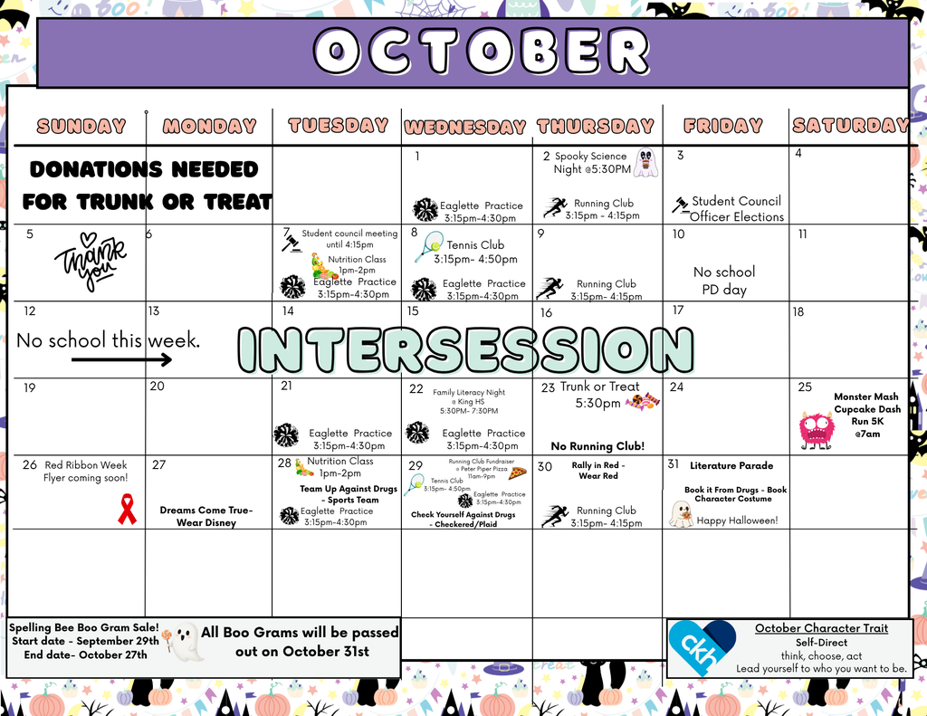 October Calendar