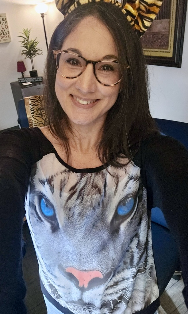 school staff dressed as tigers