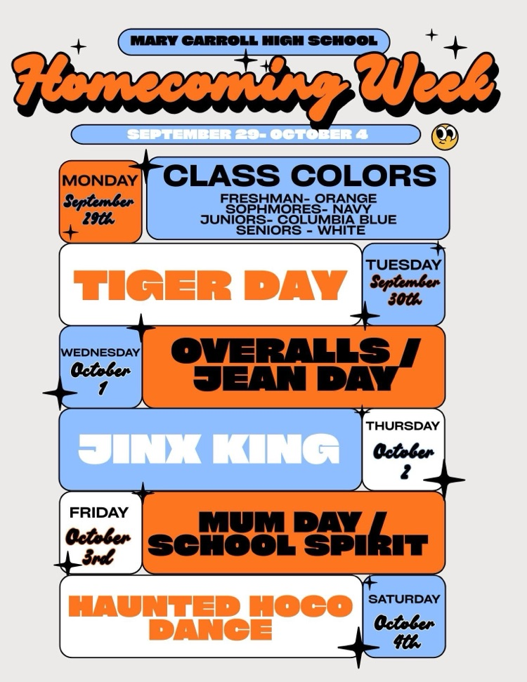flyer of dress up days