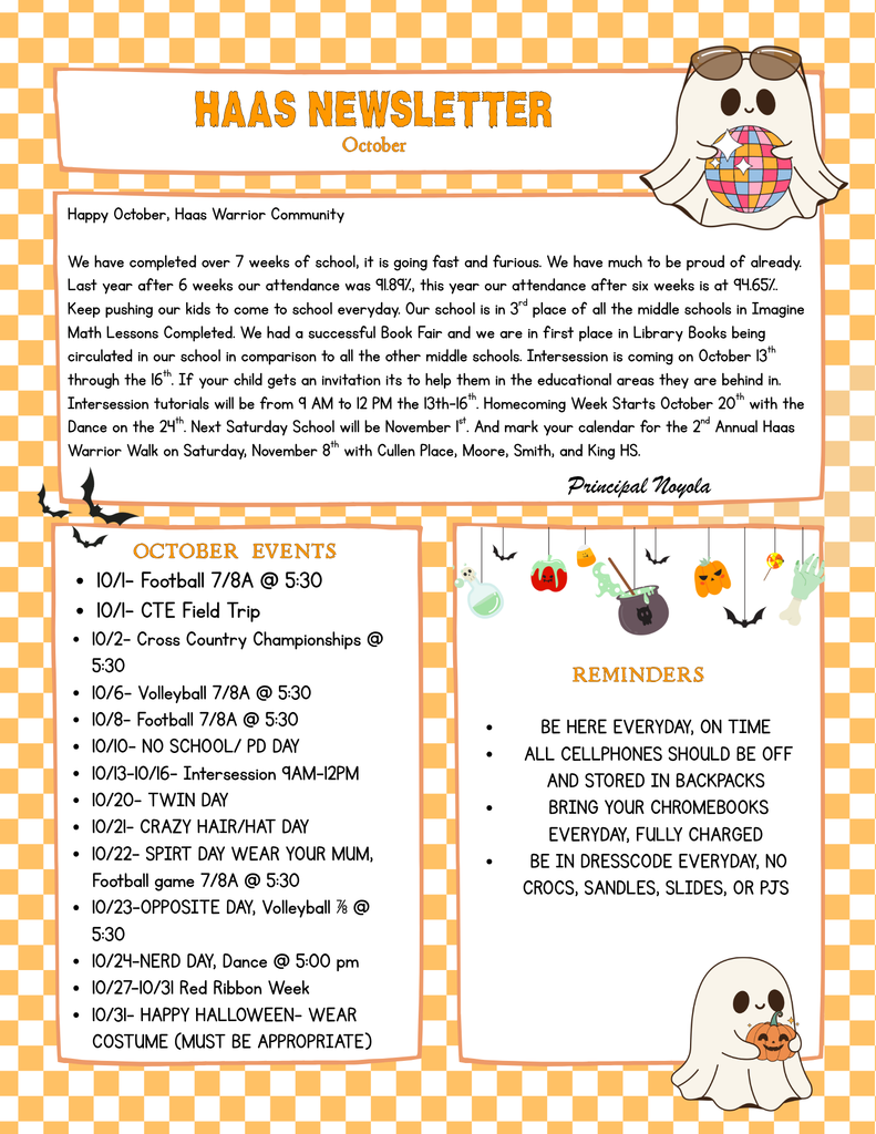 October Newsletter