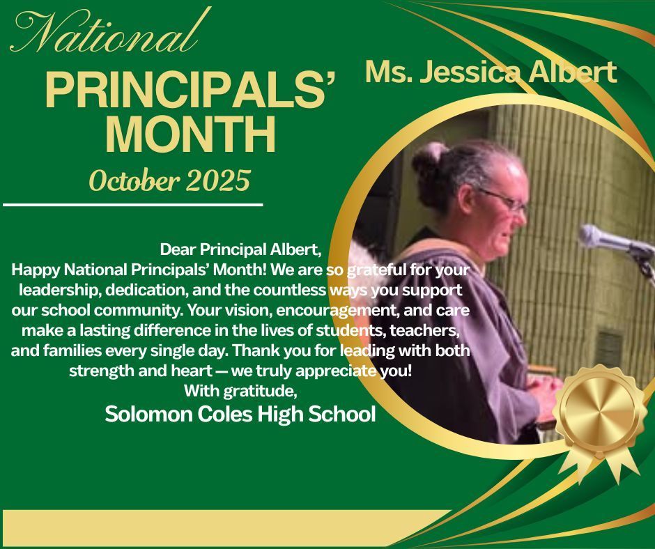 Principals' Month