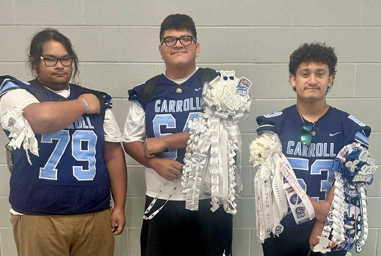 football team wearing garters