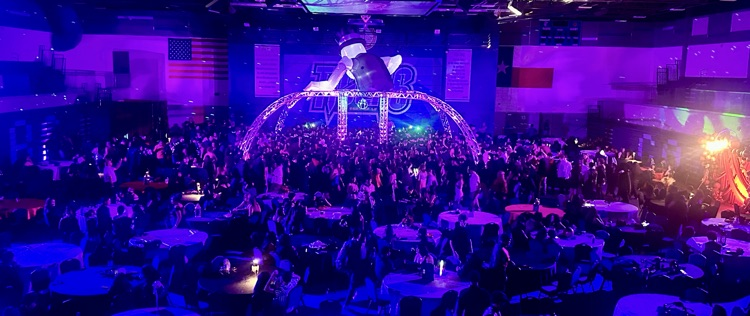 picture of students dancing