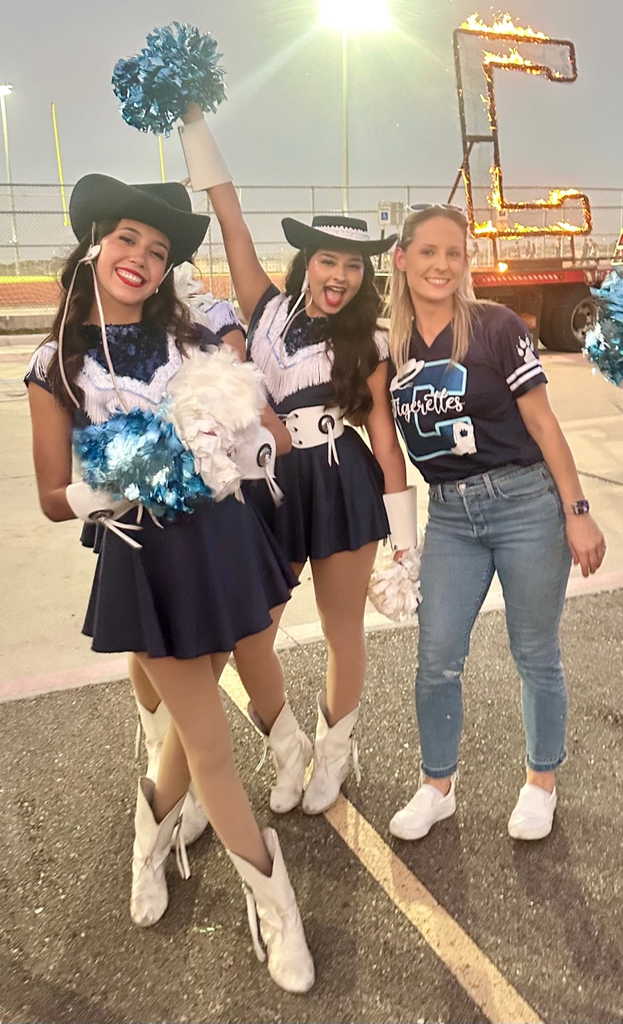 picture from the parade with group of friends