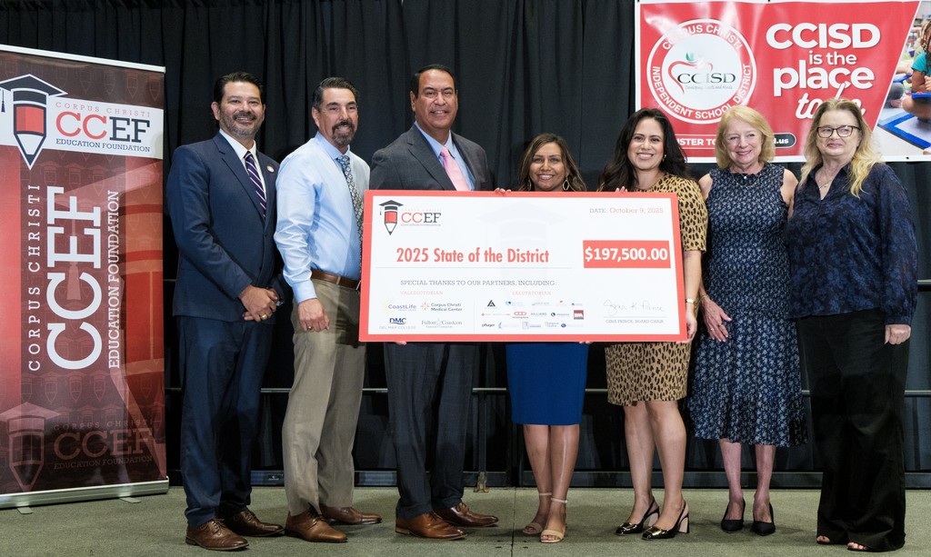 18th Annual State of the District check which raised over $197,500.00