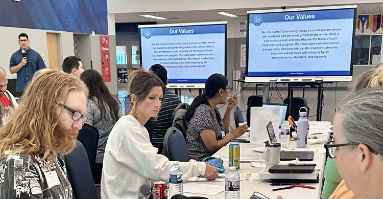 image of teachers learning