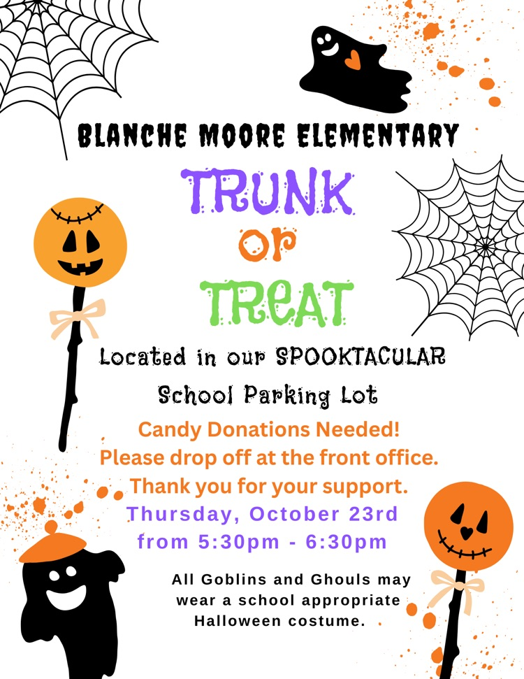 upcoming trunk or treat