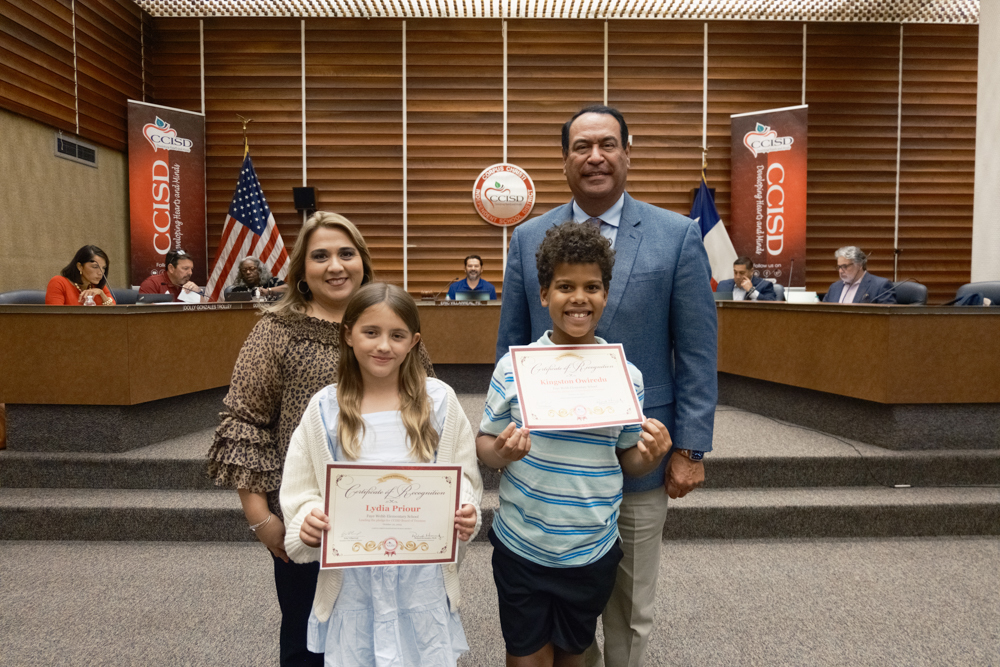 Webb Elementary School Pledge Students
