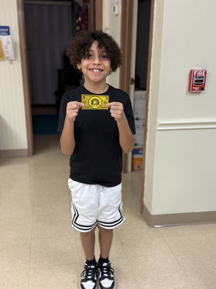 Our Monday "Be there for the bell" winners. These students were in their seats and ready to start the day off right. Please help us congratulate them on their $5 Eagle Bucks to use at the Moore store. 