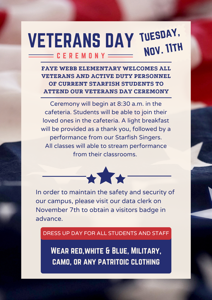 Veterans Day flyer